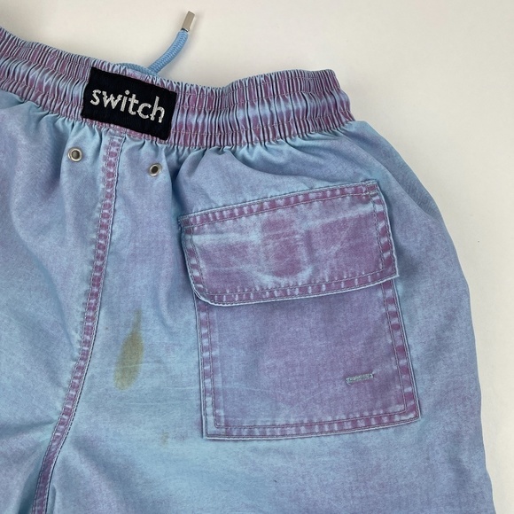 Switch Shorts Womens Medium Blue Drawstring Pockets - Picture 11 of 11